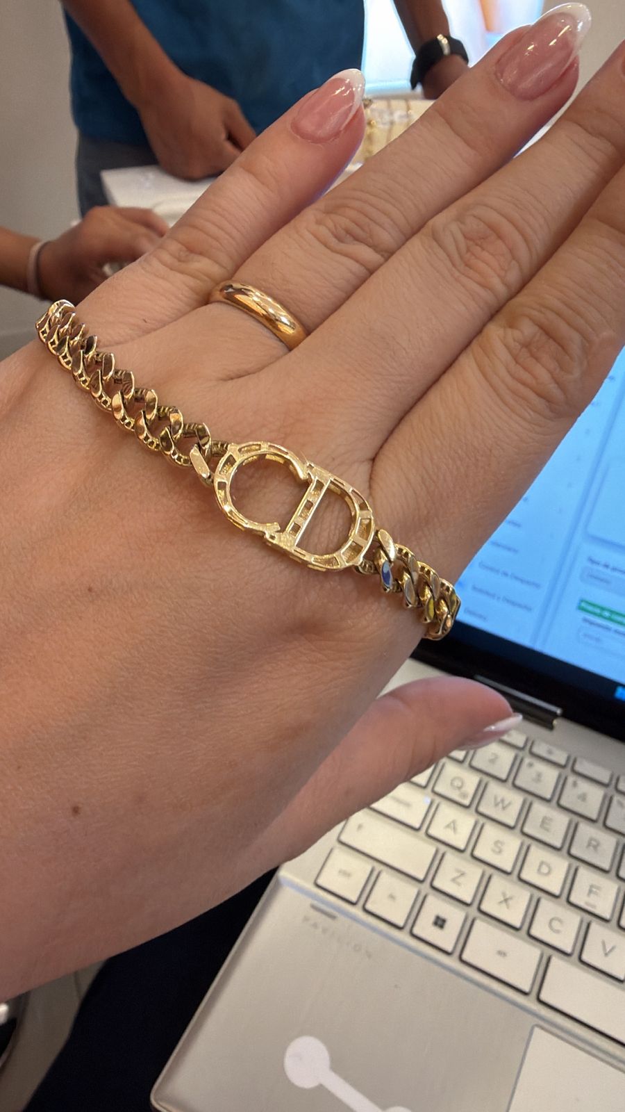 PULSERA CD 14K 19CM 9.9GR